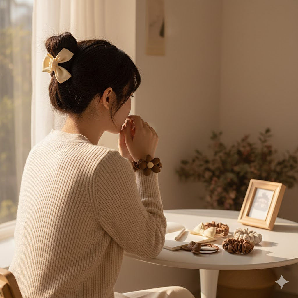 Party Chic Hair Rubber Band Set (7 pcs)